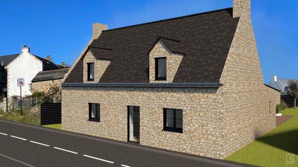 Ploemel (56400) Bâtisse Bretonne en pierres à restaurer - 200m2 - Ploemel (56)