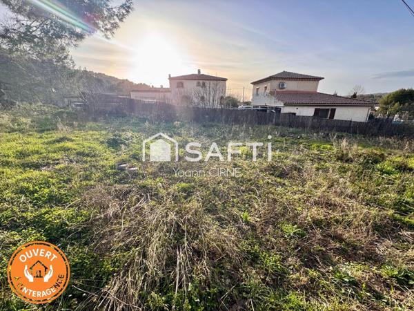 Terrain à batir de 738 m2 avec PC accepte et purgé