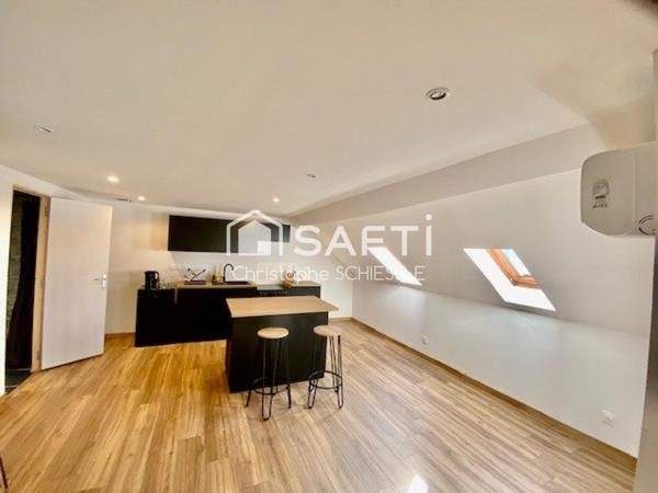 Immeuble de 3 appartements avec un garage et deux caves sur 3 ares 58