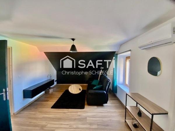 Immeuble de 3 appartements avec un garage et deux caves sur 3 ares 58