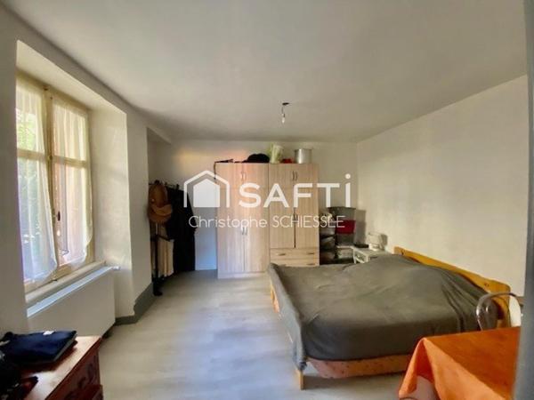 Immeuble de 3 appartements avec un garage et deux caves sur 3 ares 58