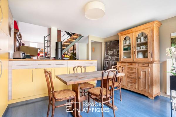 Maison d’architecte avec terrasses et jardin