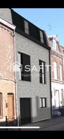 Terrain constructible de 170 m² avec 5 garages – Wattrelos (secteur Mont-à-Leux)