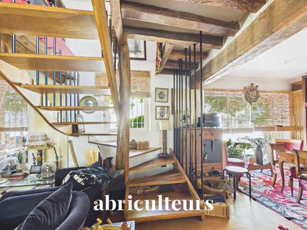 Maison Historique de Charme 103 m² Cour Pavée & Terrasse en vente à Le Pecq (78230)
