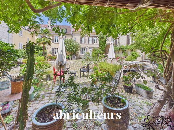 Maison Historique de Charme 103 m² Cour Pavée & Terrasse en vente à Le Pecq (78230)