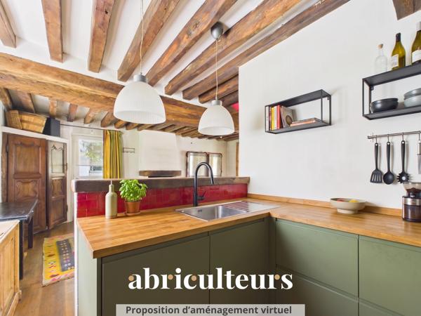 Maison Historique de Charme 103 m² Cour Pavée & Terrasse en vente à Le Pecq (78230)