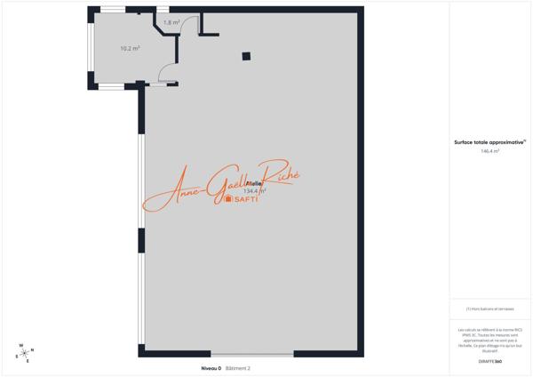 Maison Individuelle de 119 m² avec  Hangar de 146 m²