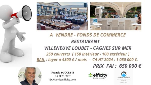 Fonds De Commerce - 280 m² Bien prestige
