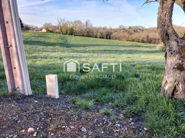 Terrain constructible viabilisé