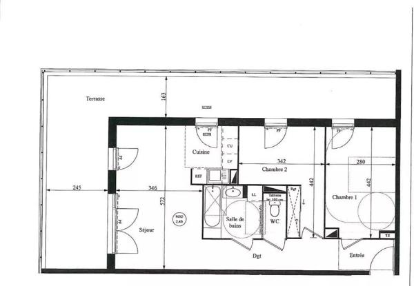 Vente                                                      Appartement
                        
                     3 pièces                      61 m2                     à Montpellier