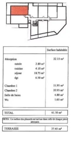 Vente                                                      Appartement
                        
                     3 pièces                      61 m2                     à Montpellier
