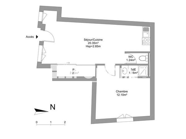 Location Appartement 2 pièces 0.2 m² - Montélimar 26200