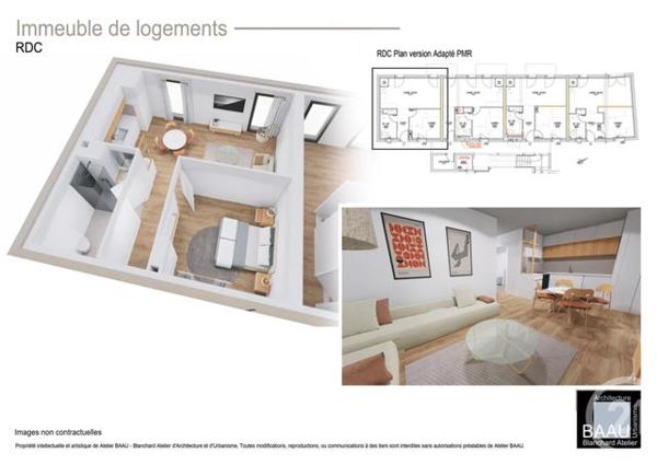 appartement à vendre 2 pièces - 40,54 m2 PLENEUF VAL ANDRE - 22