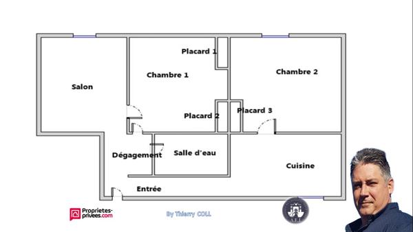 APPARTEMENT PIERRE BENITE 3 pièce(s) 52m2