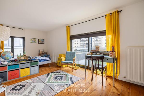 Duplex avec terrasse entièrement rénové