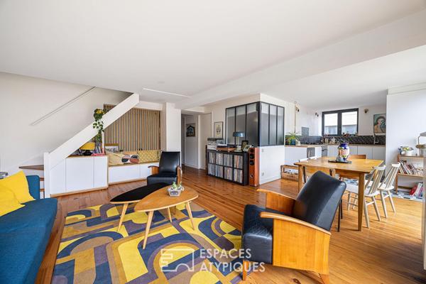 Duplex avec terrasse entièrement rénové