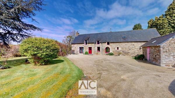 Boqueho (22170) Longère en pierre, 8 pièces, 190m2, BOQUEHO (22170)