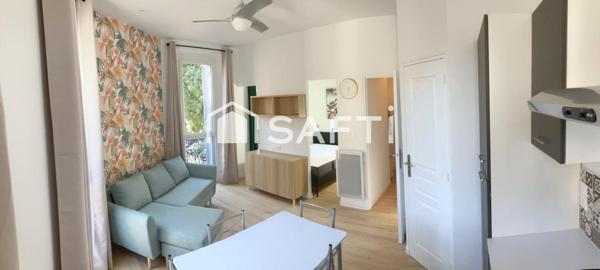 CHARMANT STUDIO MEUBLÉ TOTALEMENT RÉNOVÉ À NEUF+CAVE