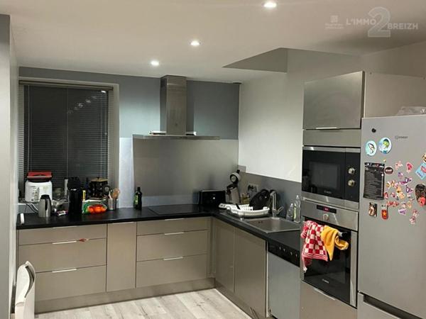 HENNEBONT Maison de ville lumineuse - 75 m²  - 2 chambres / bureau