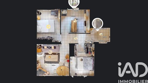 Appartement à vendre 4 pièces 62 m² Saint-Martin-d'Hères