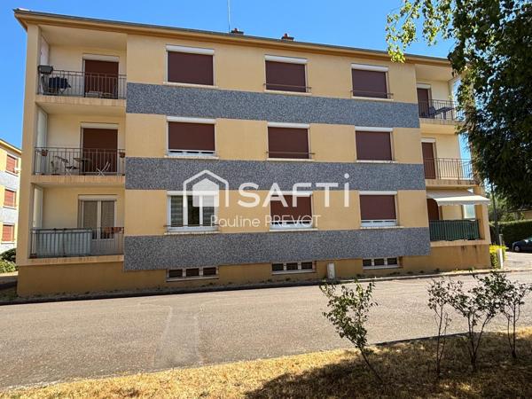 PARAY-LE-MONIAL – Appartement T3 avec garage, cave et balcon