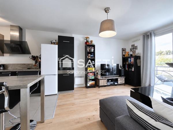 Mantes-la-Jolie – 2 pièces avec balcon et parking