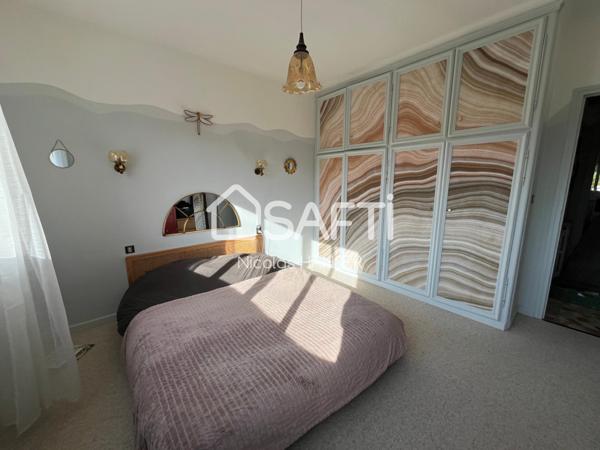 Maison d'architecte des années 70 avec piscine