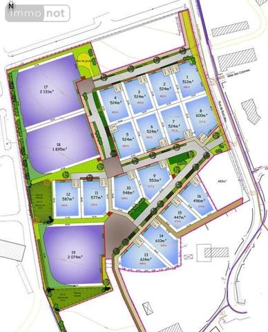 Terrain à Batir à vendre à Ploemeur dans le Morbihan (56270), ref : 56082-1381   
Kerpape