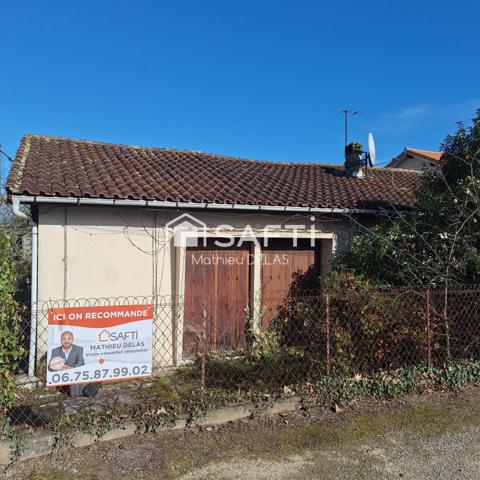 Maison de 75 m² à rénover sur une parcelle de 615 m²