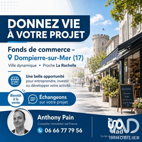 Restauration rapide à vendre 96 m² Dompierre-sur-Mer