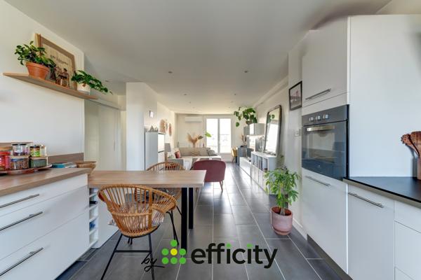 Appartement 3 pièces - 59 m² Exclusivité efficity