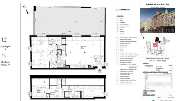 Appartement à vendre 5 pièces 144 m² Metz