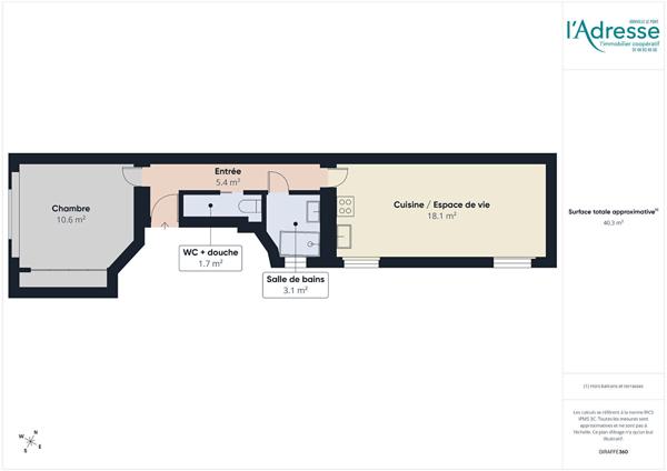 Appartement Alfortville 2 pièce(s) 40.26 m2
