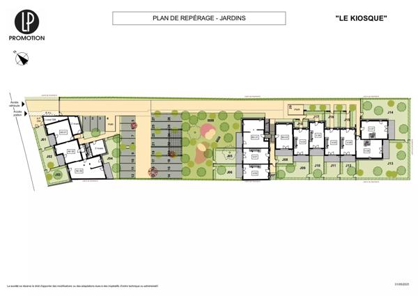 Appartement Neuf T3 de 61,68 m² + Jardin + Parking à Toulouse