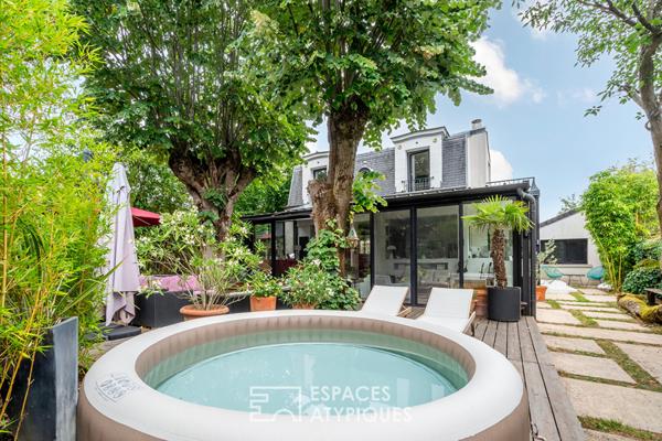 Maison d’architecte confidentielle à La Varenne Saint-Hilaire