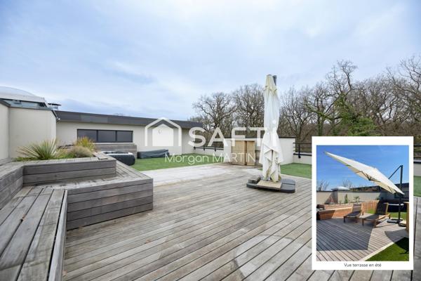 Appartement 137m² avec toit terrasses de standing sécurisée situé au calme proche des axes LUXEMBOURG/METZ