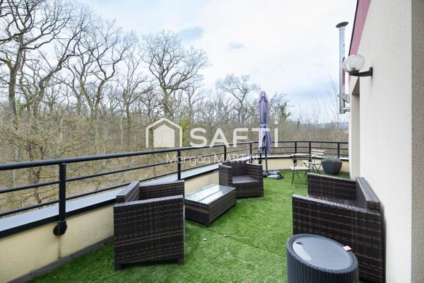 Appartement 137m² avec toit terrasses de standing sécurisée situé au calme proche des axes LUXEMBOURG/METZ