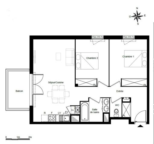 Appartement T3 Neuf Le Taillan Balcon  2 Parkings