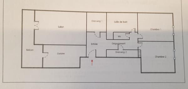 Marseille (13004) Appartement T3 de 68.8 m² et son stationnement privatif en vente à MARSEILLE 13004 Résidence SAINT JUST