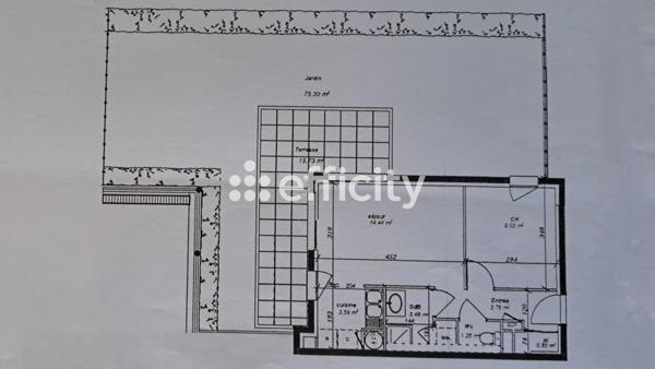 Appartement 2 pièces - 37 m²