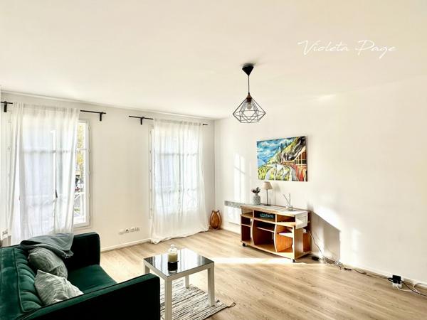 Carrières-sous-Poissy (78955) Charmant appartement lumineux (traversant) et spacieux, proche commodités.