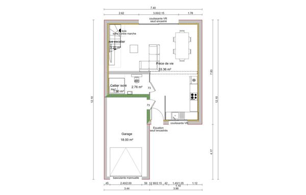 Terrain à vendre - 149m² - BRENTHONNE (74)