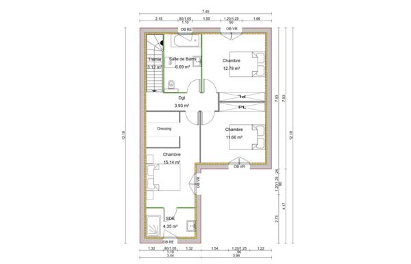 Terrain à vendre - 149m² - BRENTHONNE (74)