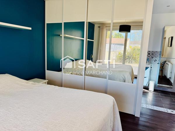 BEAU PLAIN-PIED  2 CH 1 BUREAU JARDIN 2 GARAGES ATELIER