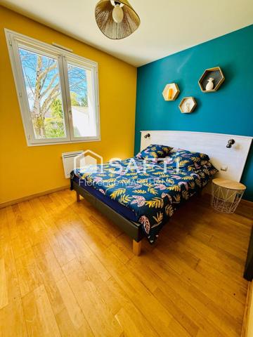 BEAU PLAIN-PIED  2 CH 1 BUREAU JARDIN 2 GARAGES ATELIER