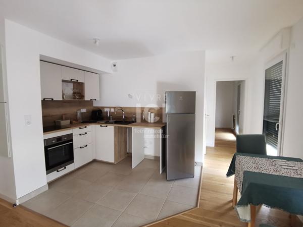 Appartement meublé Nantes 2 pièce(s) 41 m2 avec balcons et place de parking