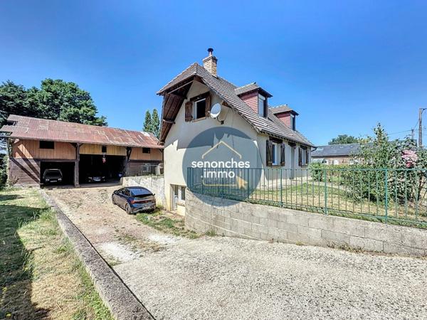 Maison à vendre Louverset 27190 sur sous-sol total avec dépendance et terrain arboré