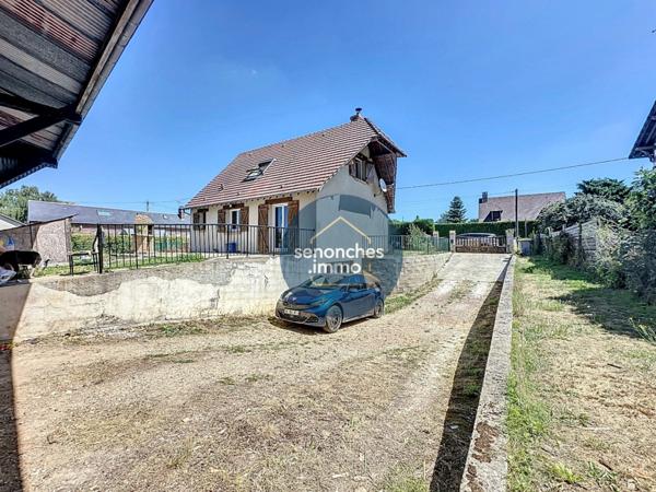 Maison à vendre Louverset 27190 sur sous-sol total avec dépendance et terrain arboré