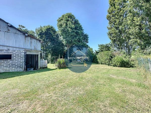 Maison à vendre Louverset 27190 sur sous-sol total avec dépendance et terrain arboré