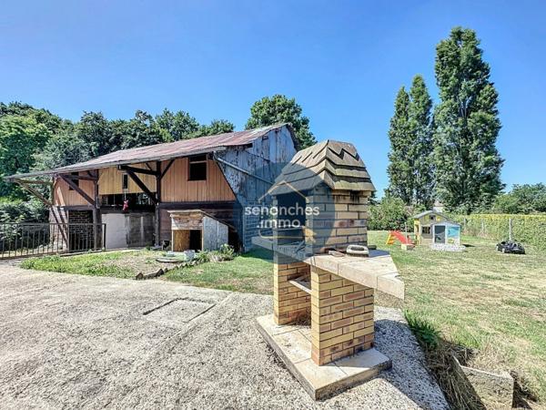 Maison à vendre Louverset 27190 sur sous-sol total avec dépendance et terrain arboré